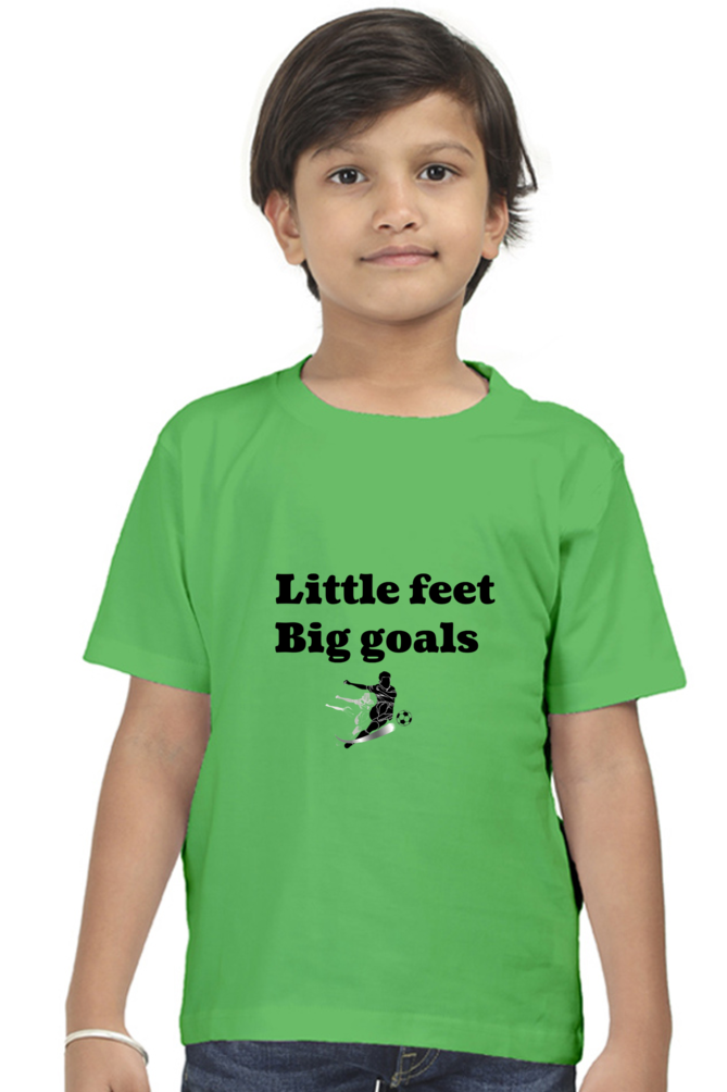 Big Goals - Boy’s Round Neck T-Shirts