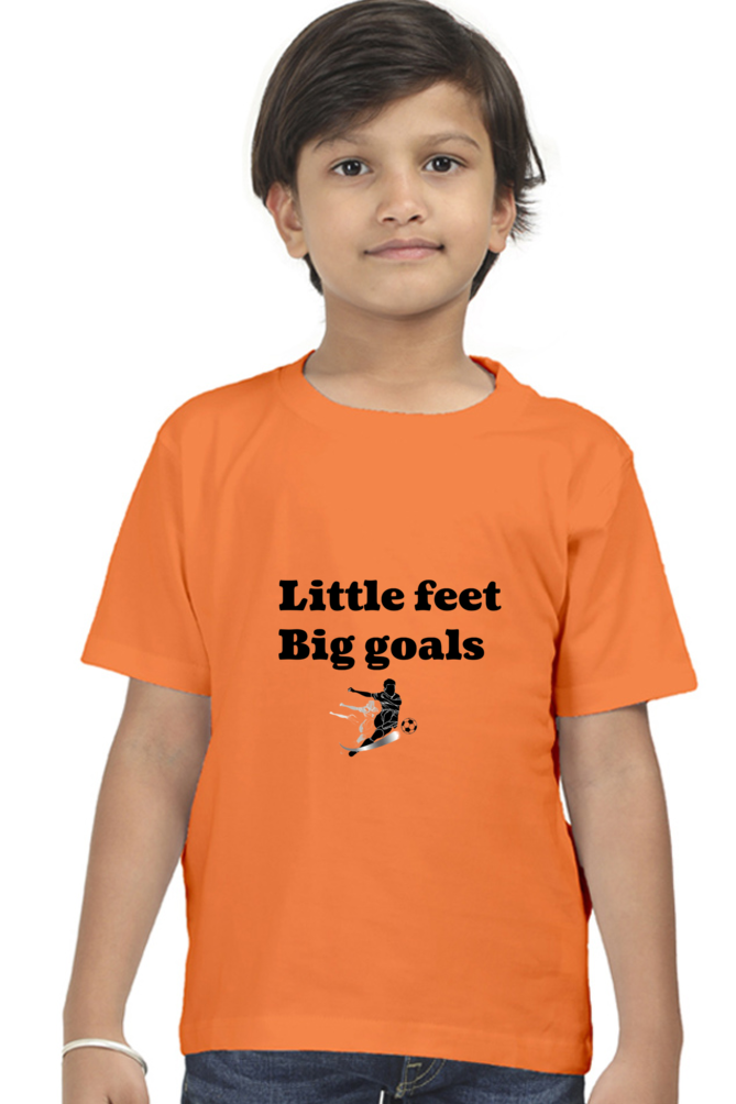 Big Goals - Boy’s Round Neck T-Shirts