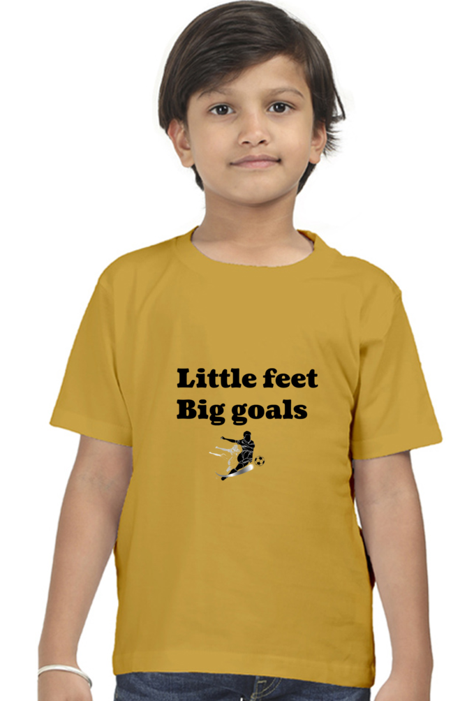 Big Goals - Boy’s Round Neck T-Shirts