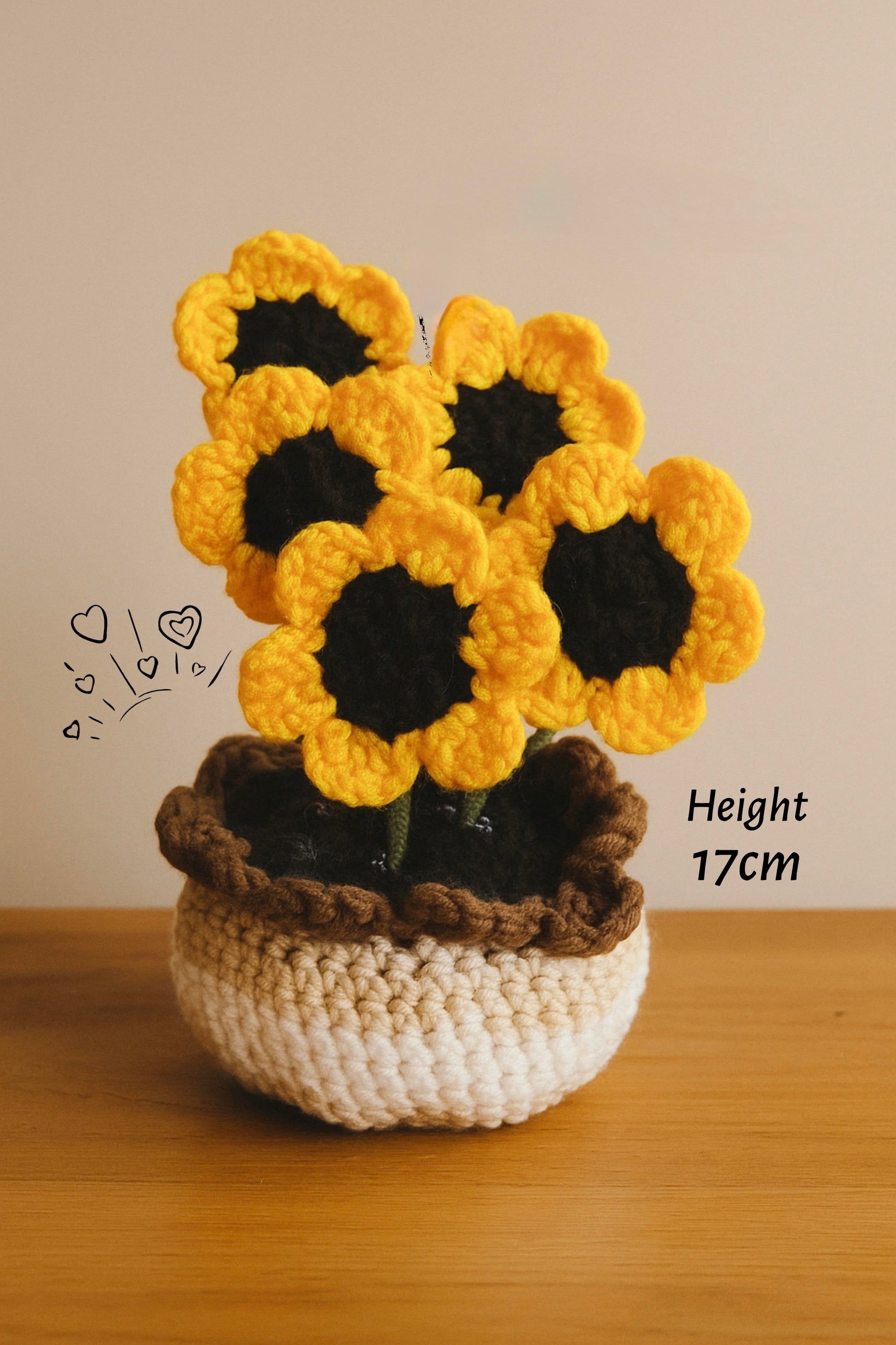 Crochet Sunflowers