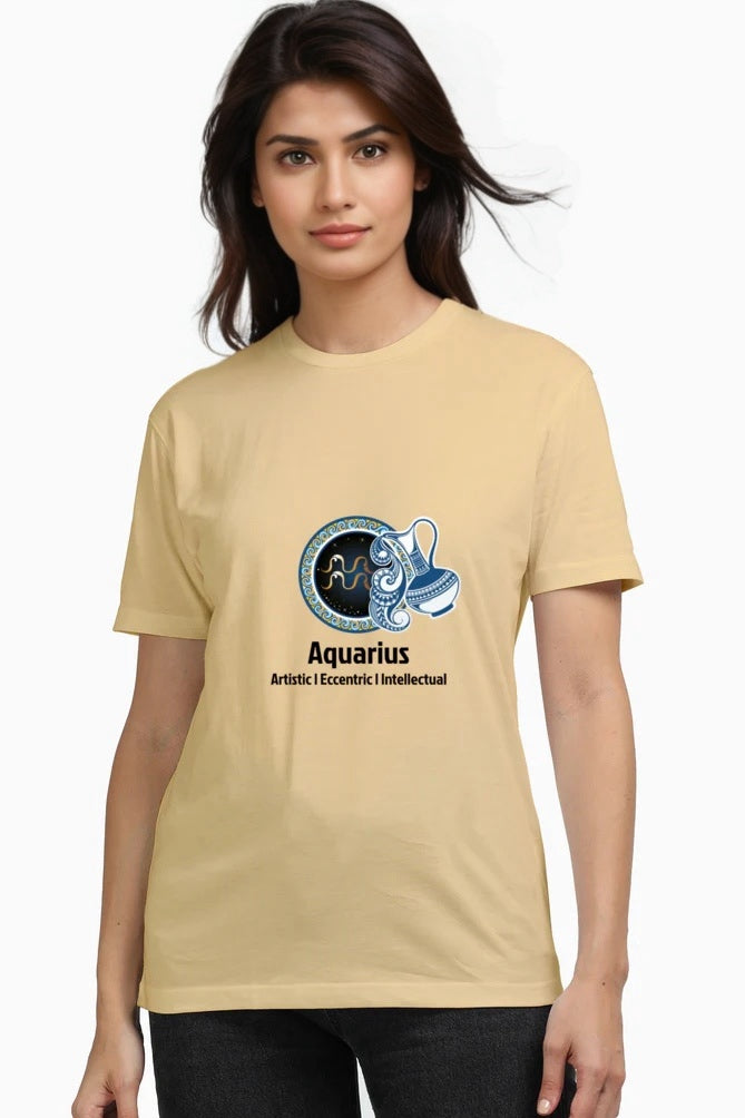 Aquarius  - Zodiac Women's Supima Cotton Tee
