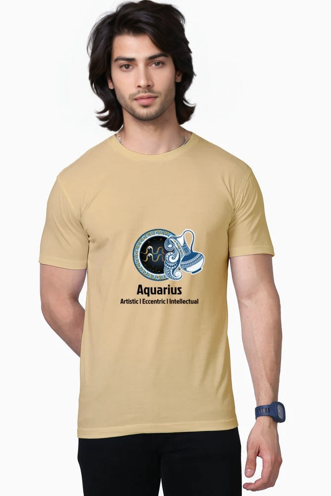 Aquarius - Zodiac Men's Supima Cotton Tee