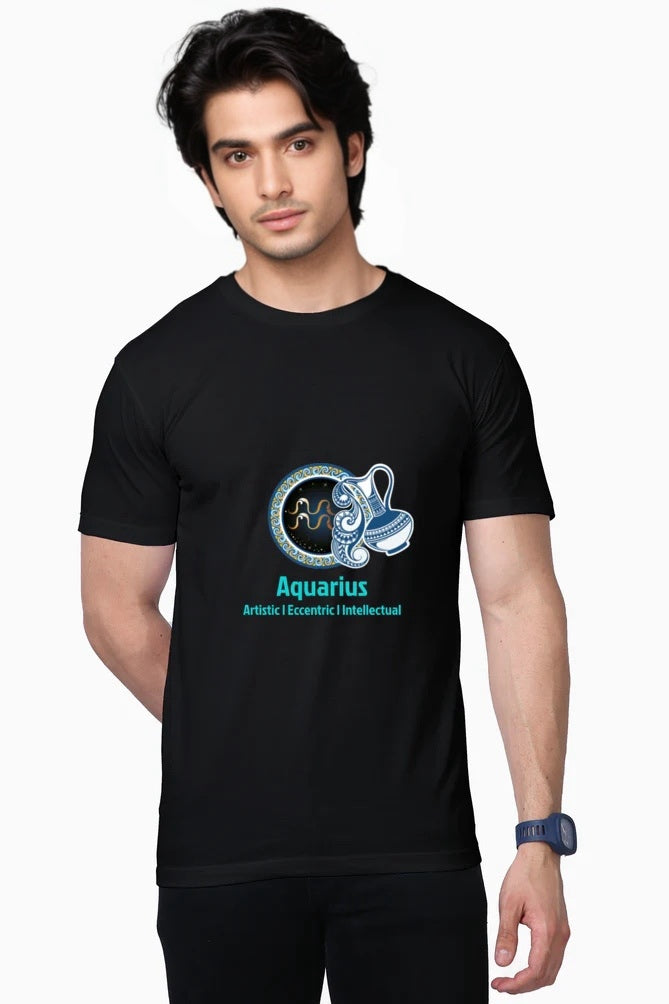 Aquarius - Zodiac Men's Supima Cotton Tee