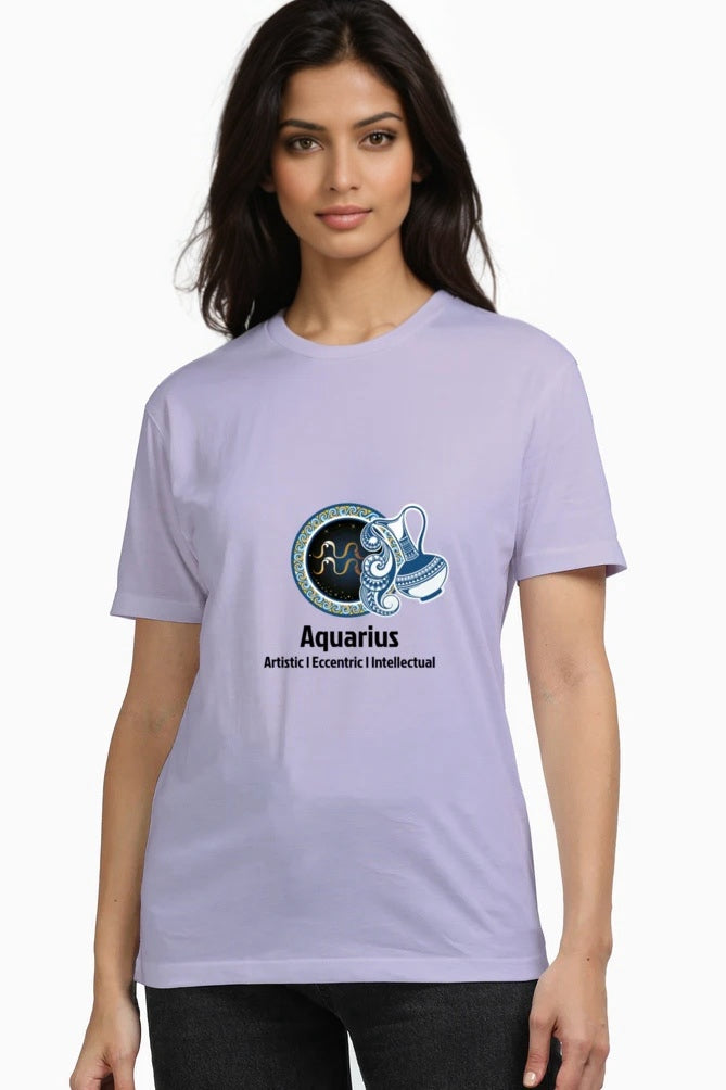 Aquarius  - Zodiac Women's Supima Cotton Tee
