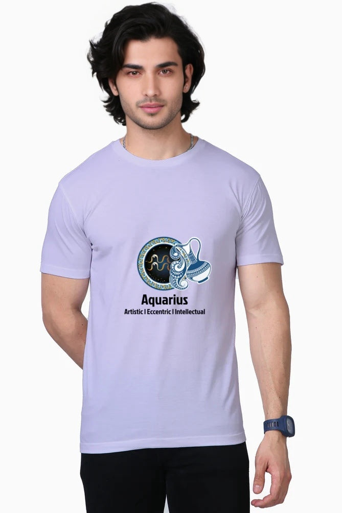 Aquarius - Zodiac Men's Supima Cotton Tee