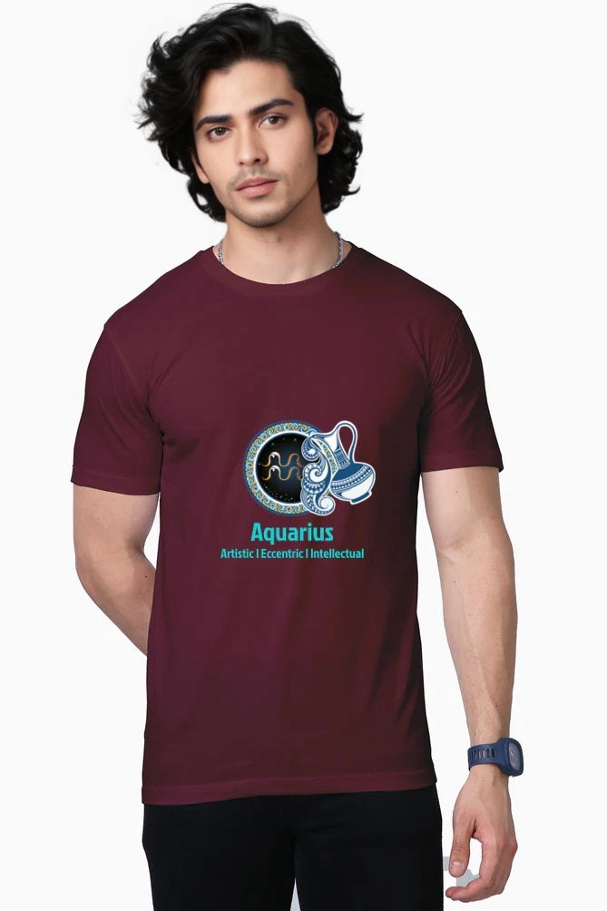Aquarius - Zodiac Men's Supima Cotton Tee