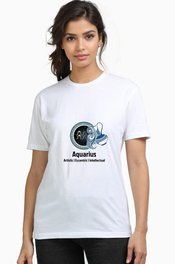 Aquarius  - Zodiac Women's Supima Cotton Tee