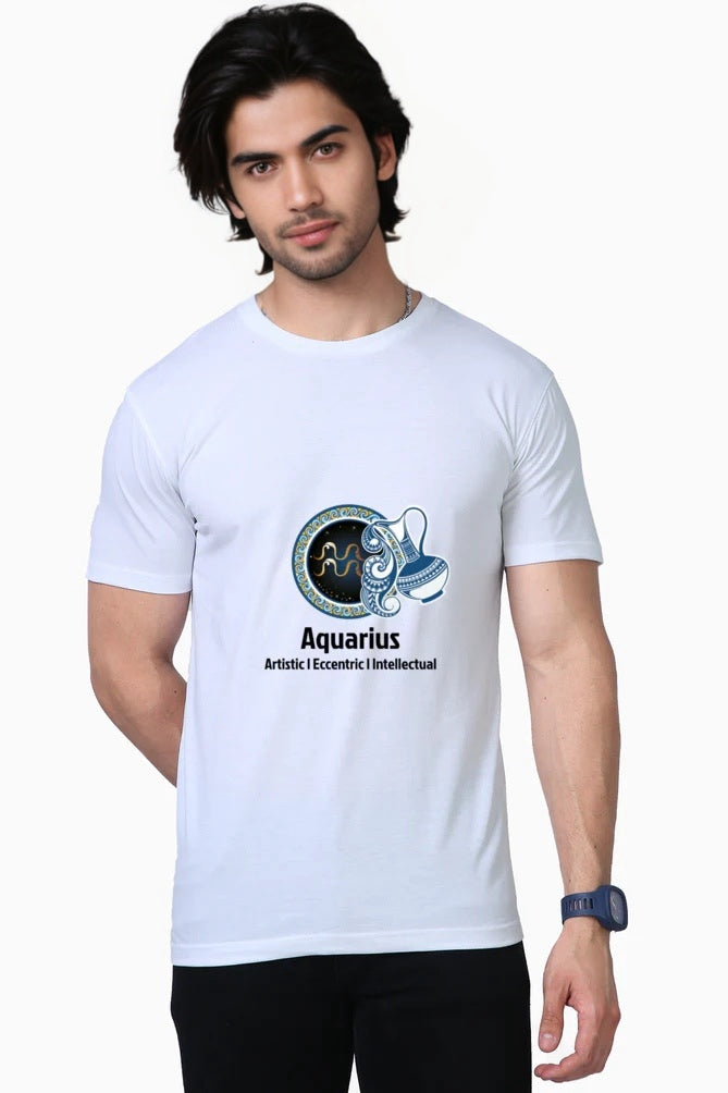 Aquarius - Zodiac Men's Supima Cotton Tee
