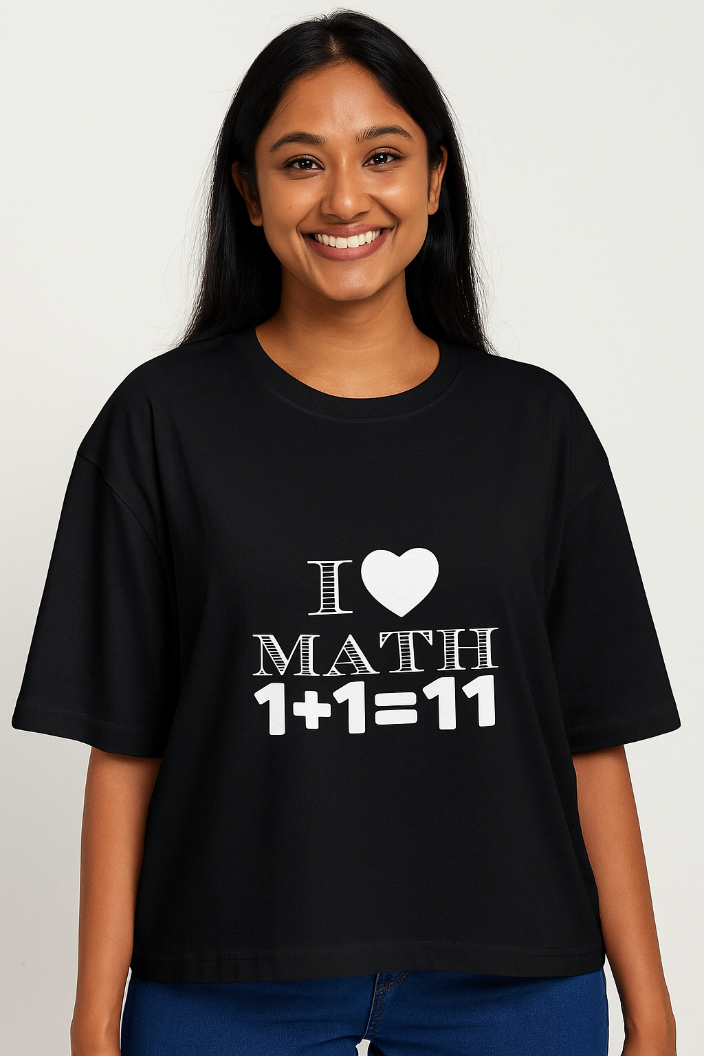 I Love Math - Oversized Standard T-Shirt