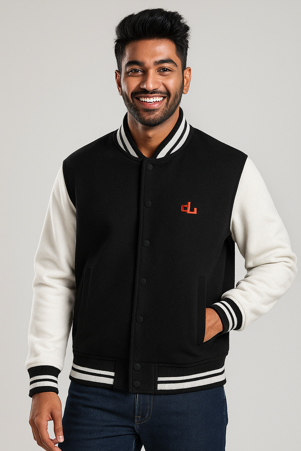 Black Varsity Jacket