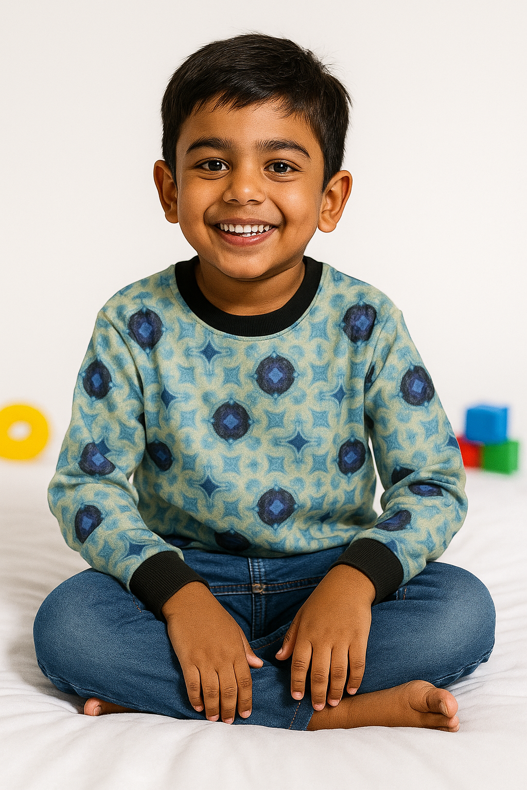 Art AOP Kids Sweatshirt