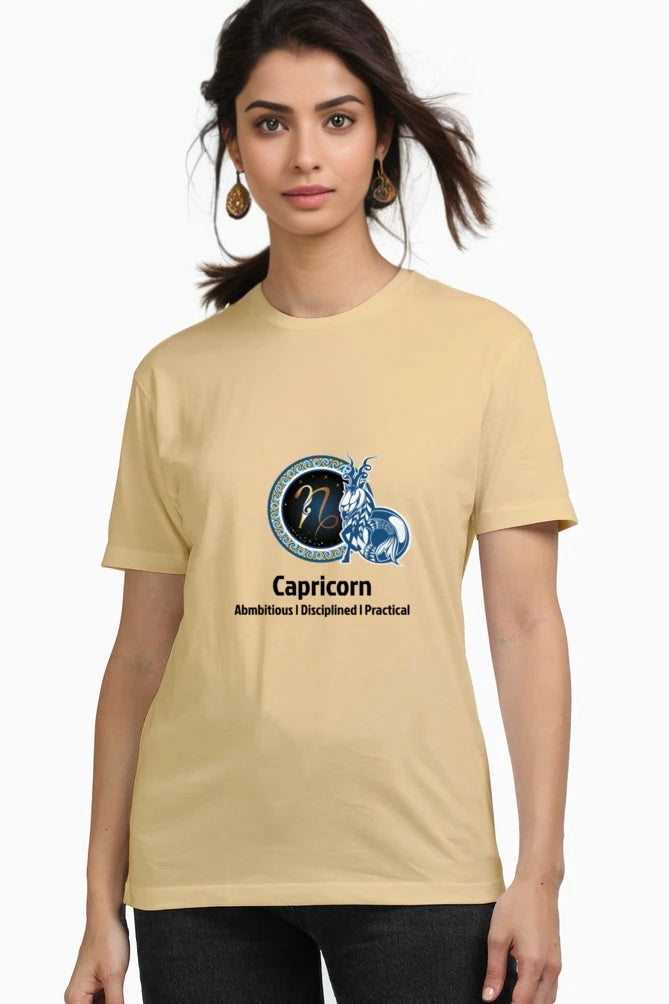 Capricorn - Zodiac Women's Supima Cotton Tee