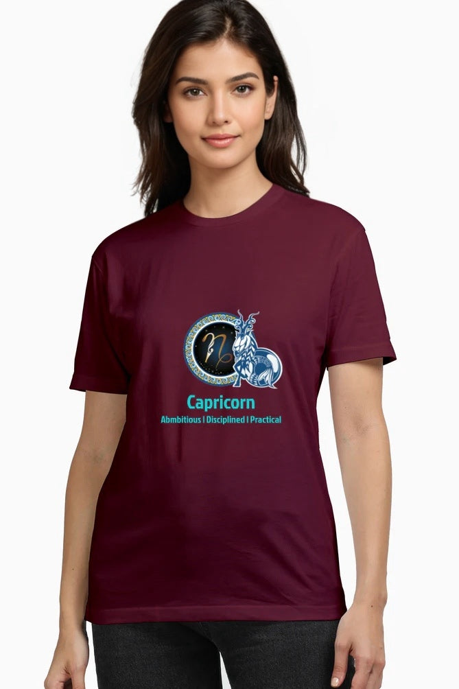 Capricorn - Zodiac Women's Supima Cotton Tee
