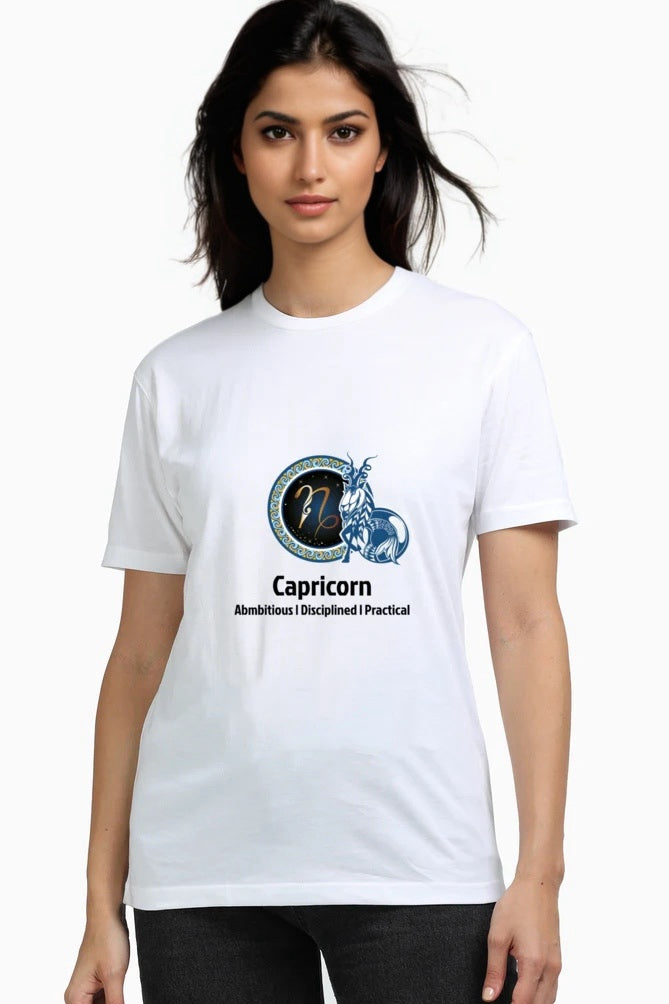 Capricorn - Zodiac Women's Supima Cotton Tee