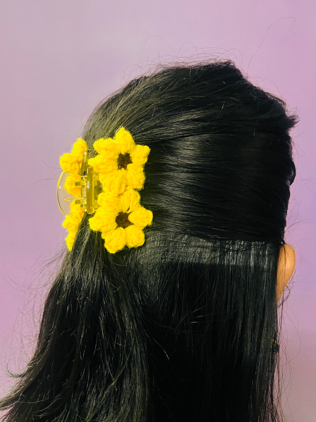 Crochet Clutch (Yellow)