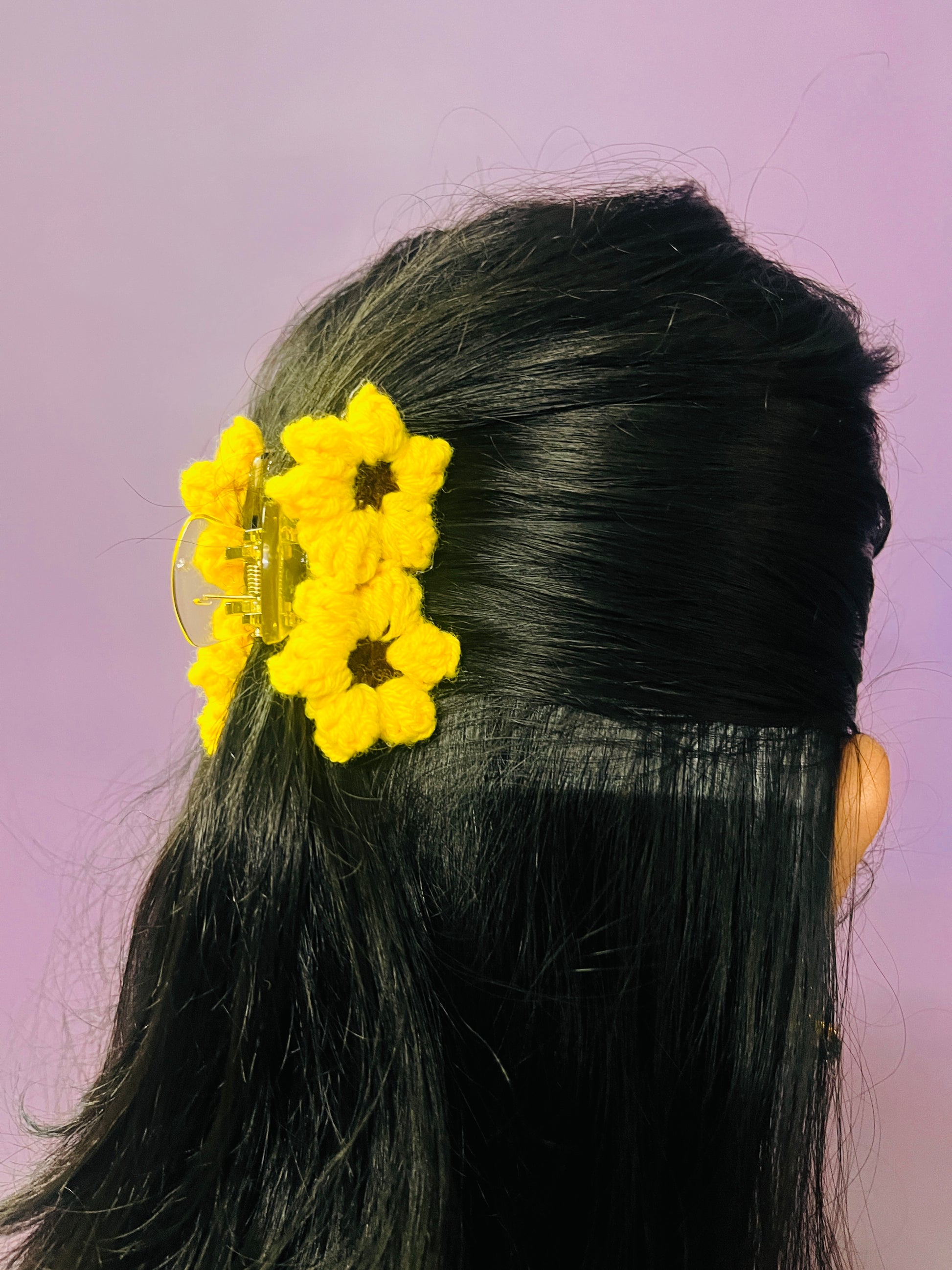 Crochet Clutch (Yellow)