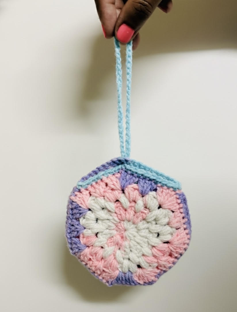Crochet Hexagon Case