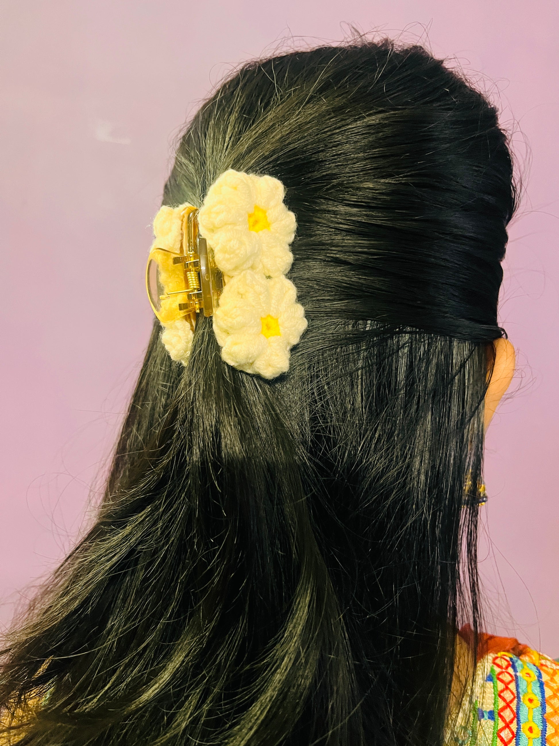 Crochet Clutch (White)