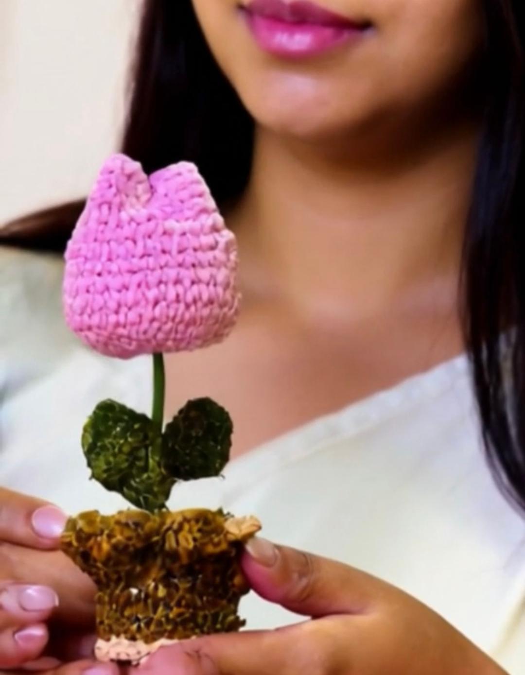 Crochet Tulip