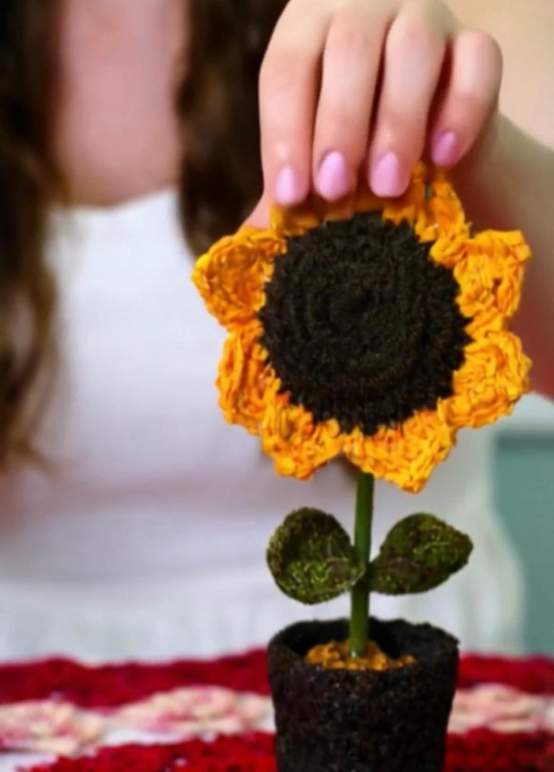 Crochet Sunflower