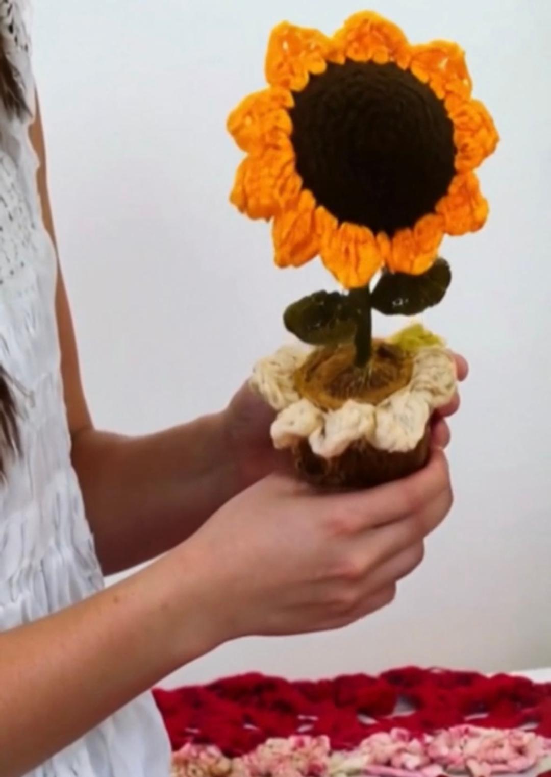 Crochet Sunflower