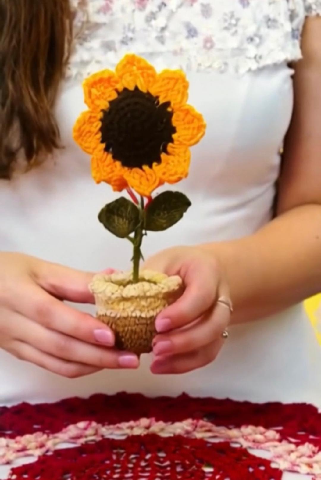 Crochet Sunflower