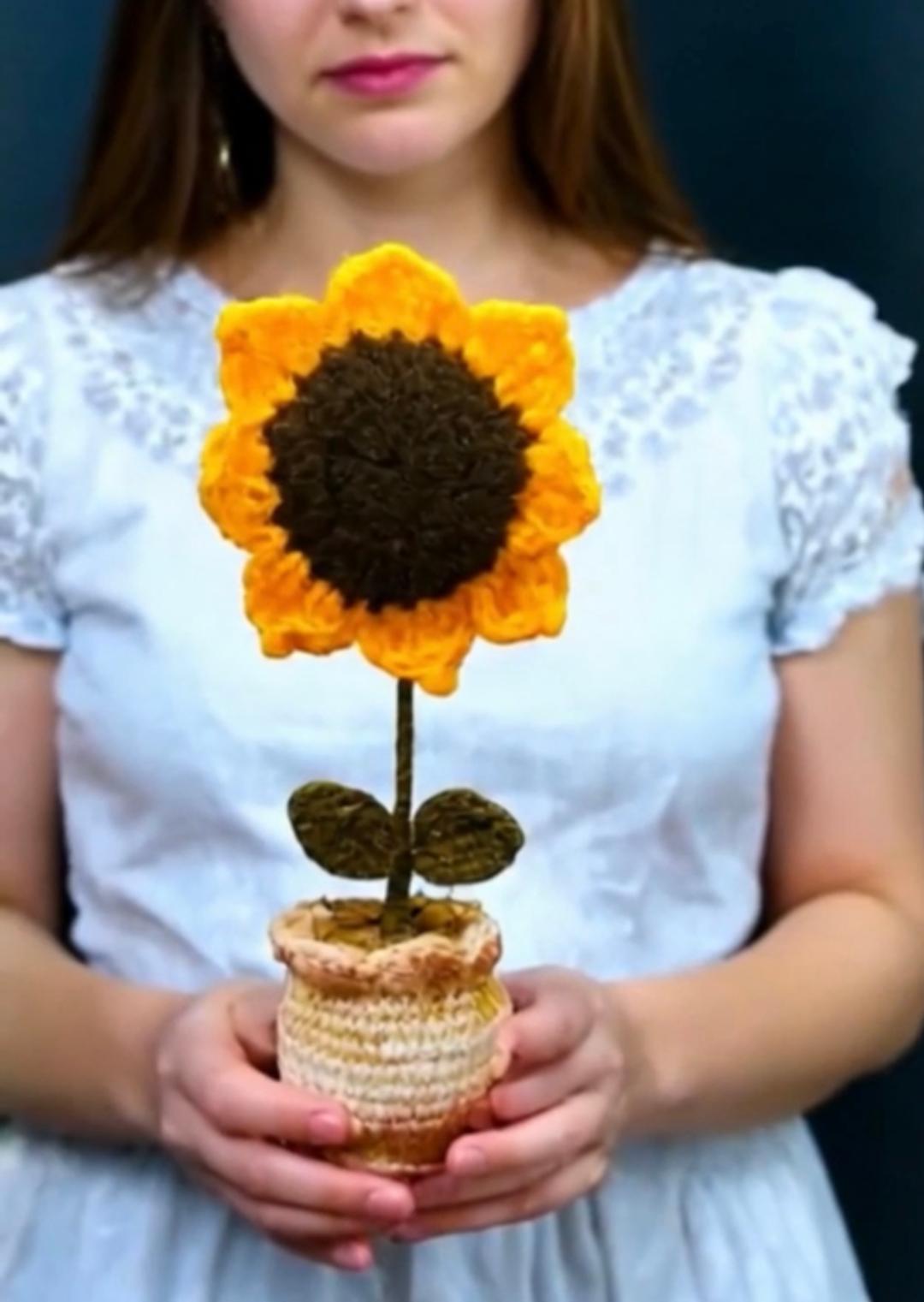 Crochet Sunflower