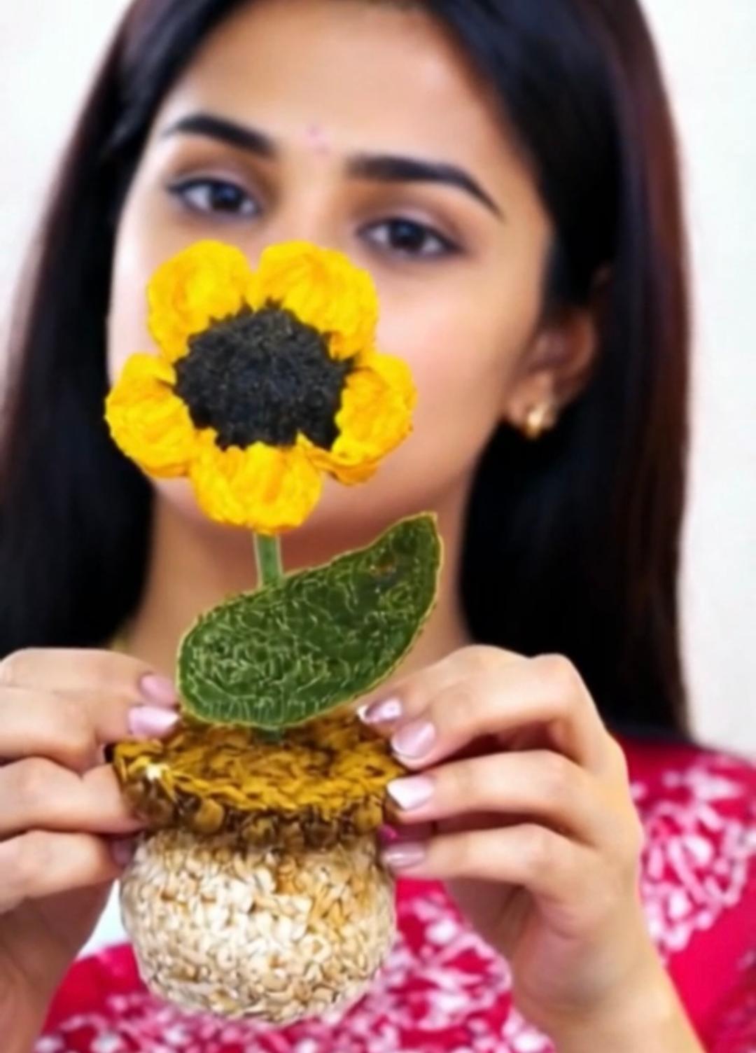 Crochet Sunflower