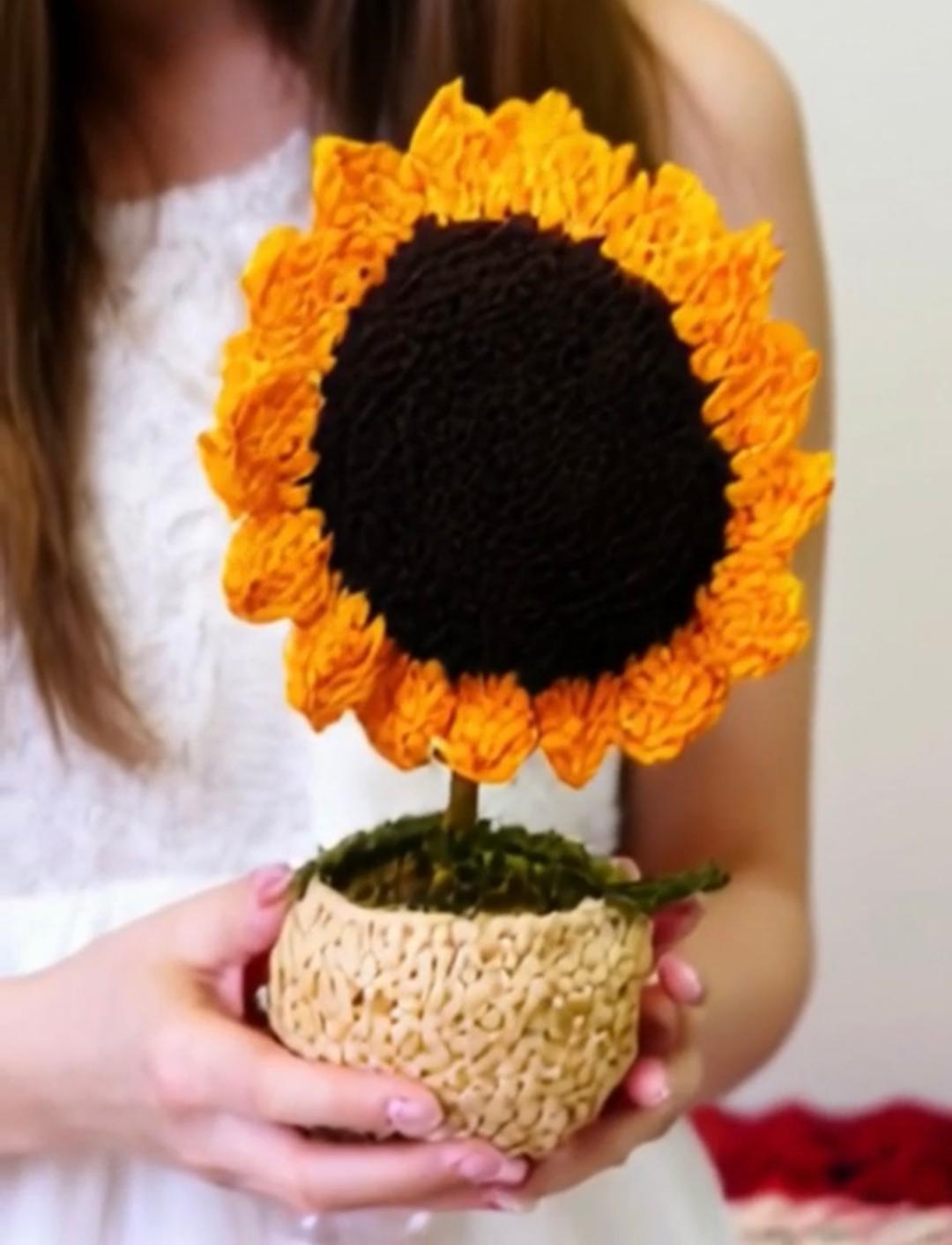 Crochet Sunflower