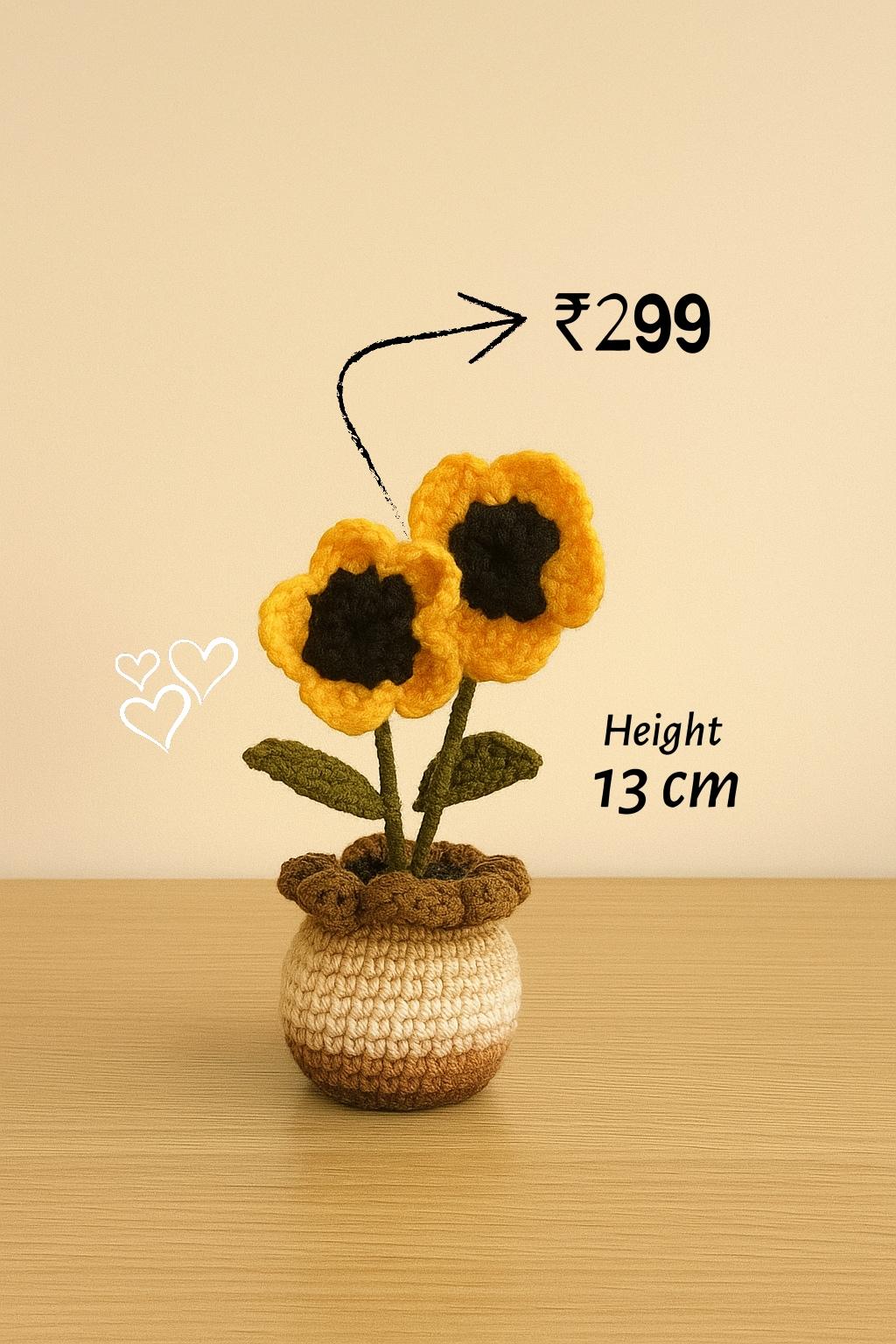 Crochet Sunflowers