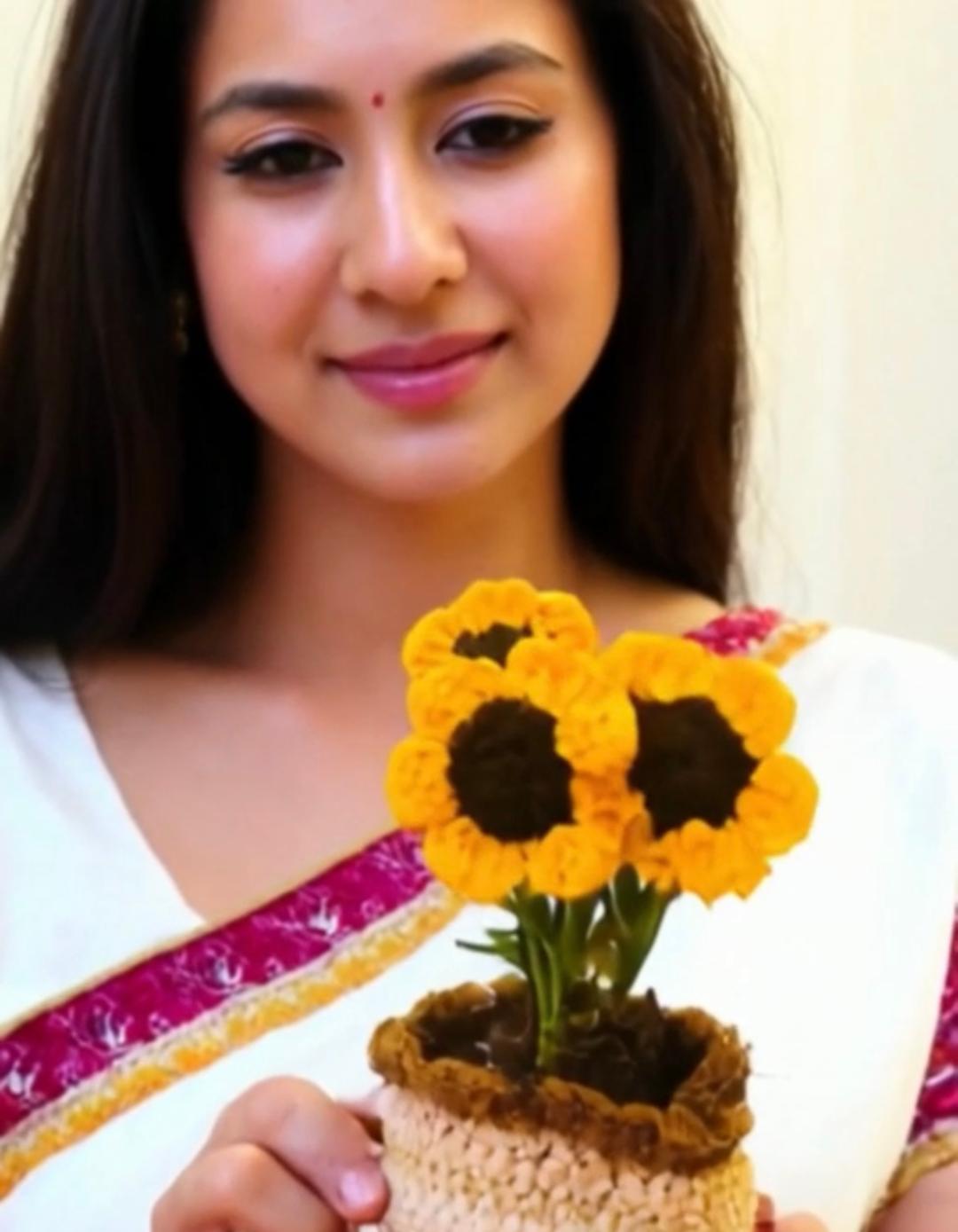 Crochet Sunflowers