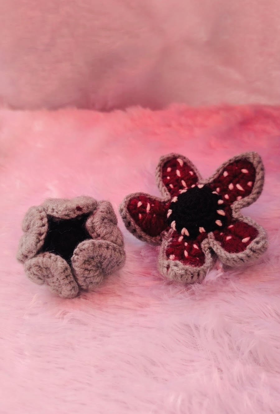 Crochet - Stranger Things Demogorgon Keychain (Single Piece)
