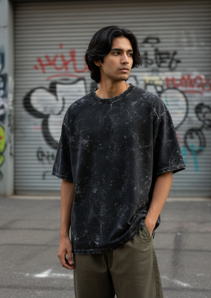 Acid Washed Oversized T-Shirt (5 Colors)