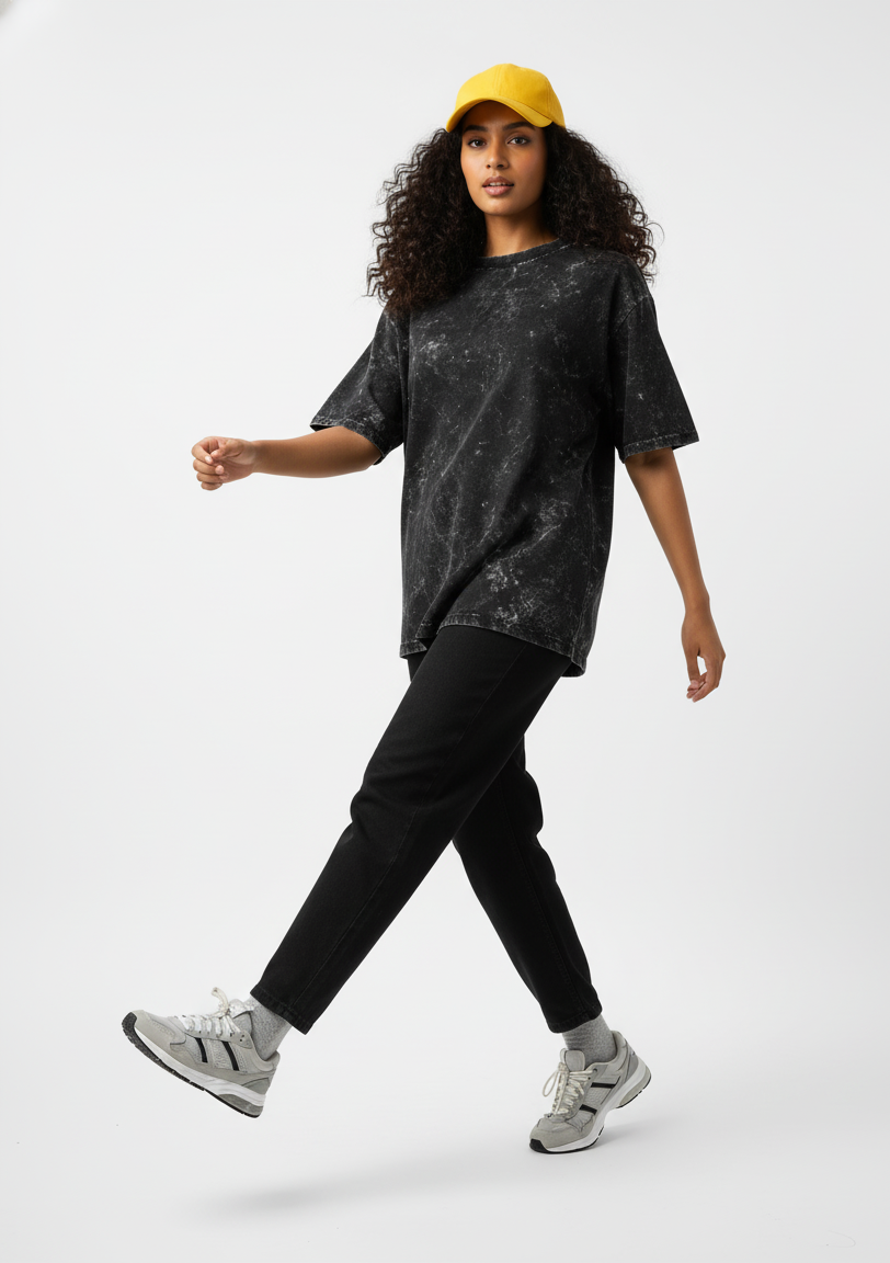 Acid Washed Oversized T-Shirt (5 Colors)