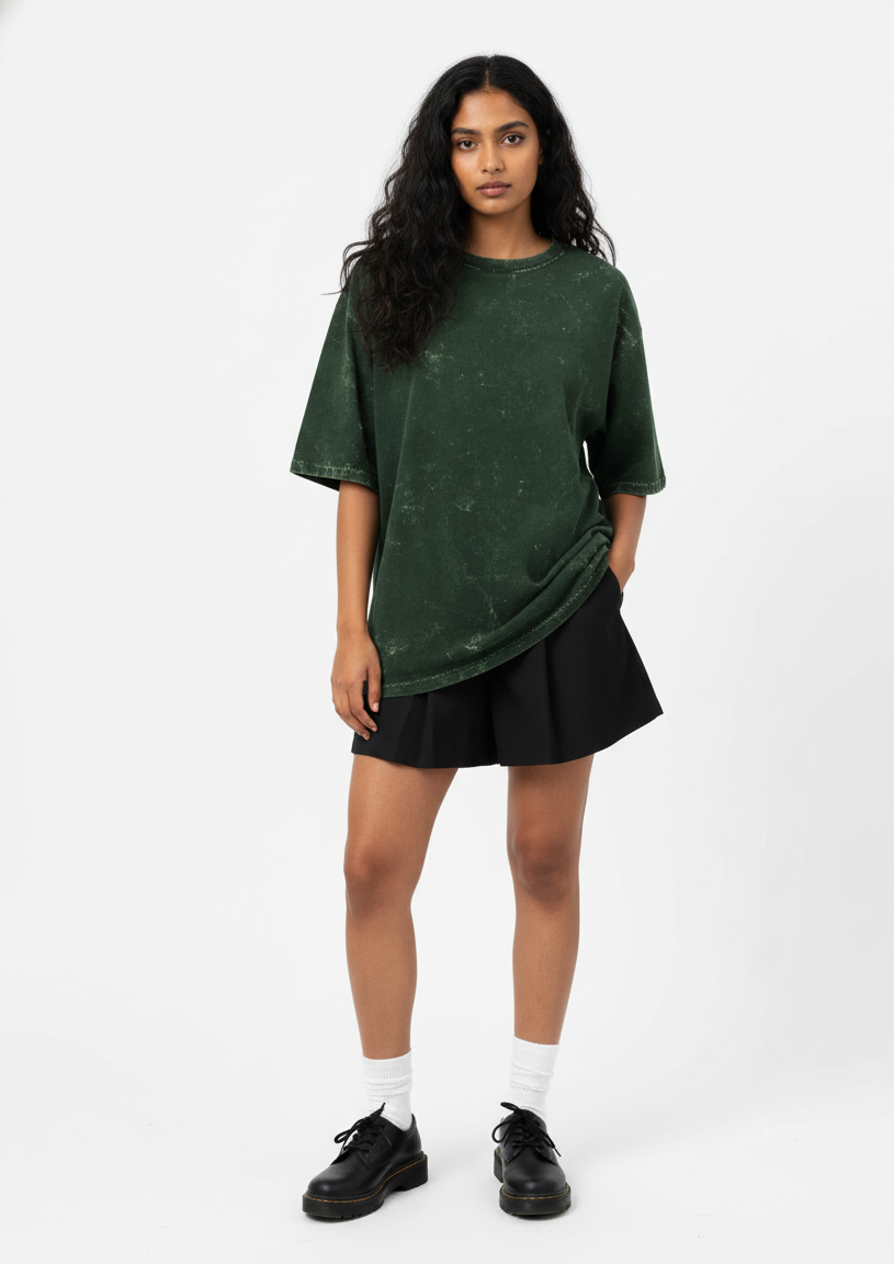 Acid Washed Oversized T-Shirt (5 Colors)