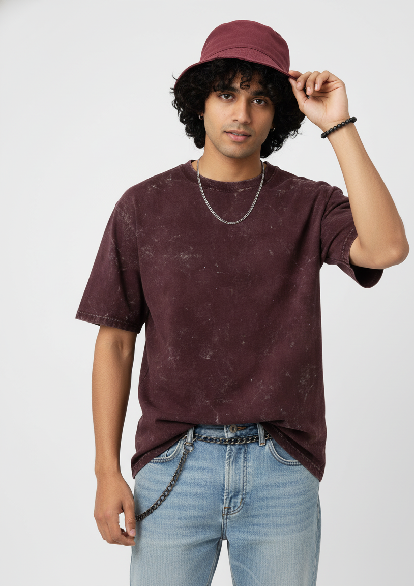 Acid Washed Oversized T-Shirt (5 Colors)