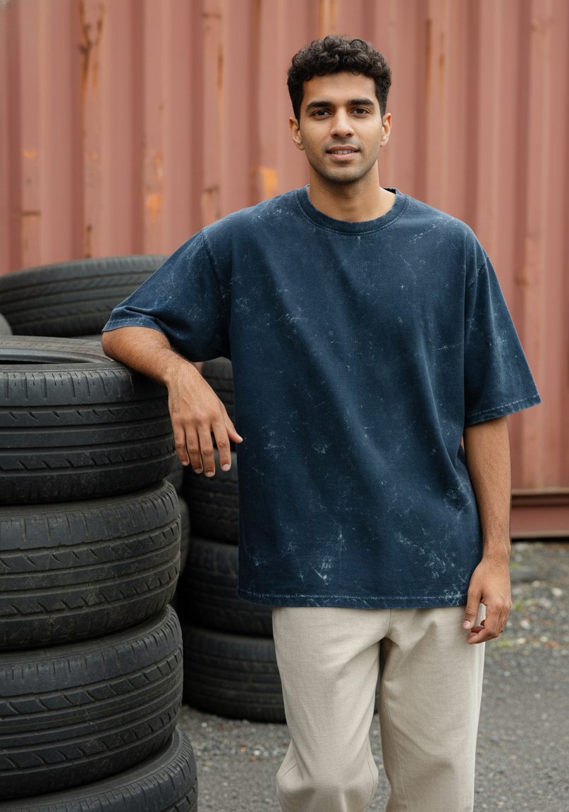 Acid Washed Oversized T-Shirt (5 Colors)