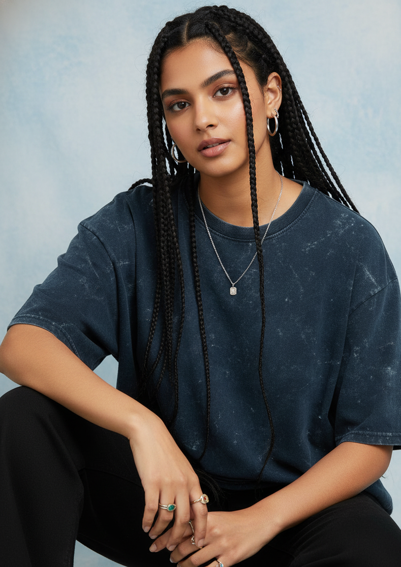 Acid Washed Oversized T-Shirt (5 Colors)