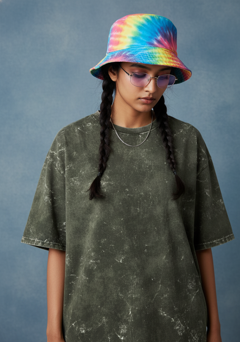 Acid Washed Oversized T-Shirt (5 Colors)