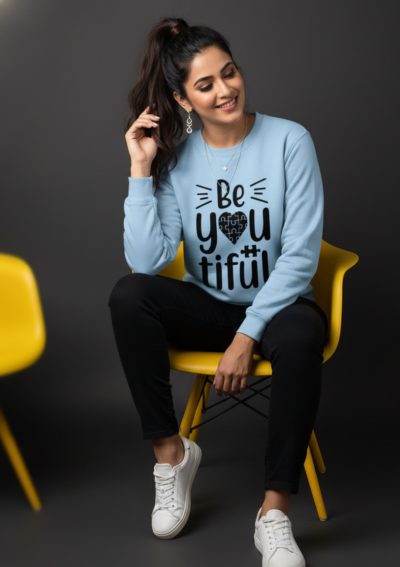 BeYoutiful - Baby Blue Sweatshirt