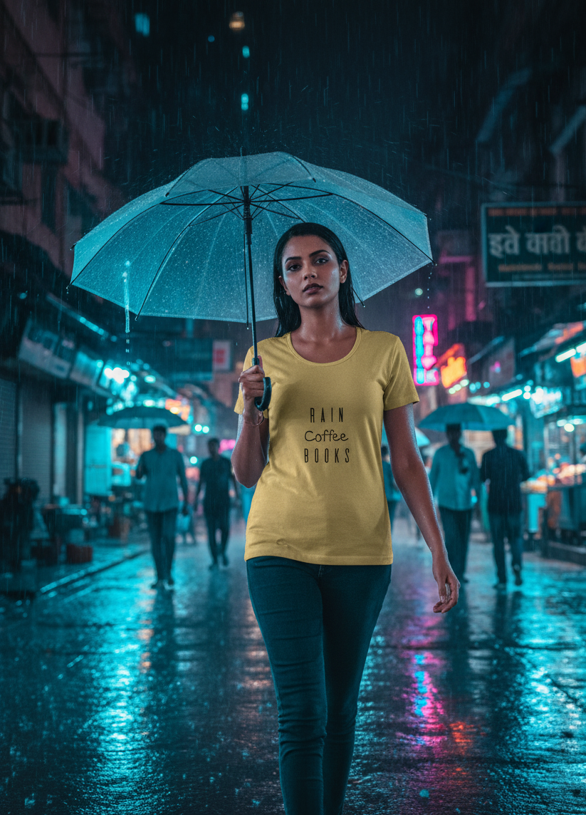 Rain Coffee Books - Classic T-Shirt (4 Colors)