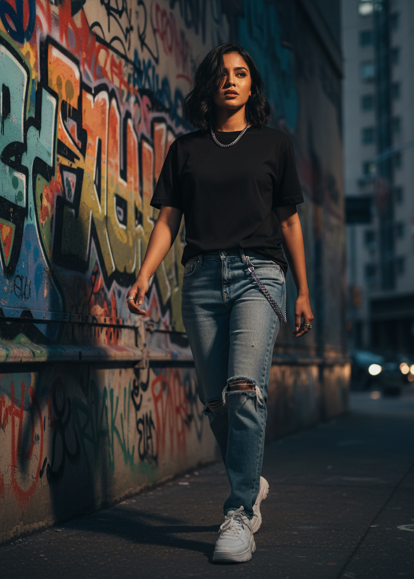 Plain - Cotton Stretch T-Shirts (8 Colors)