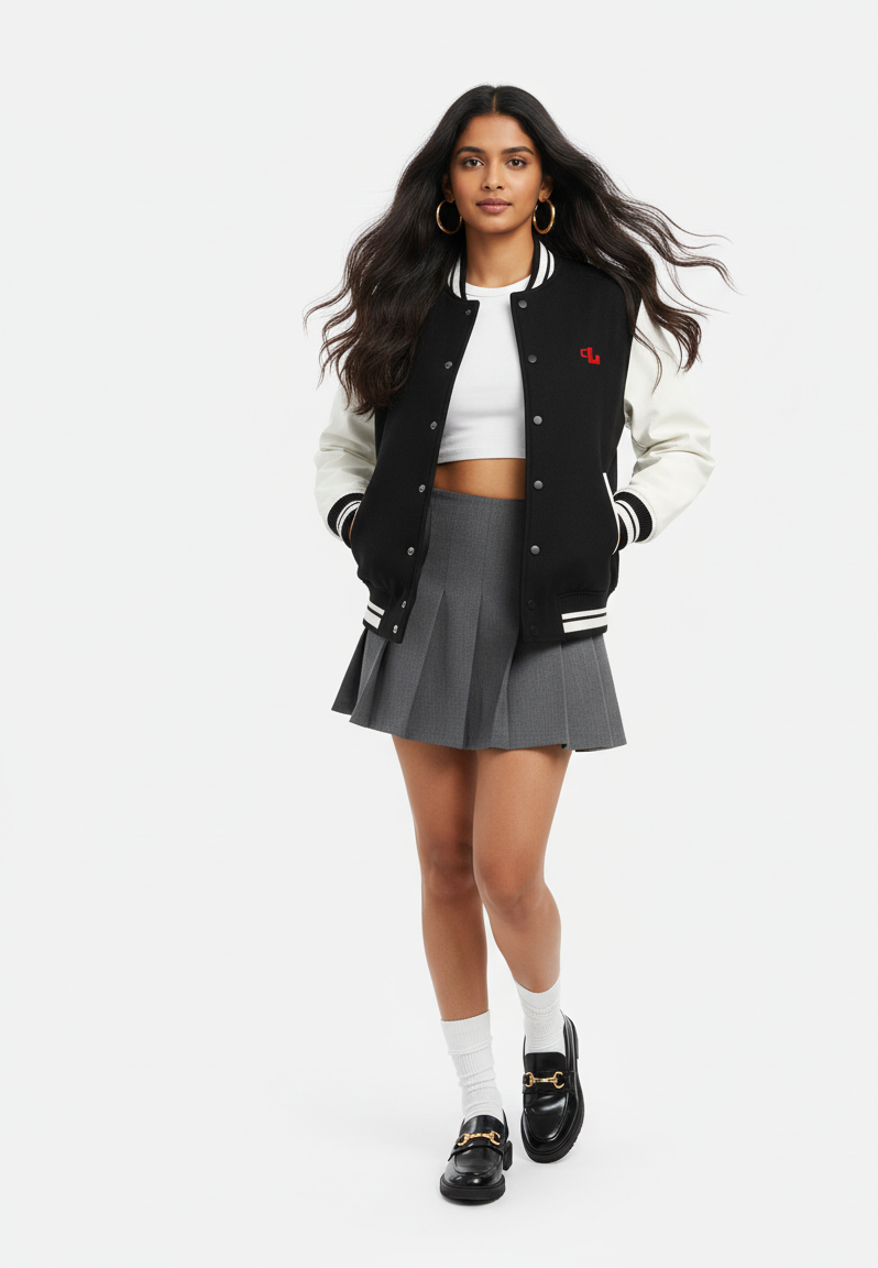 Black Varsity Jacket
