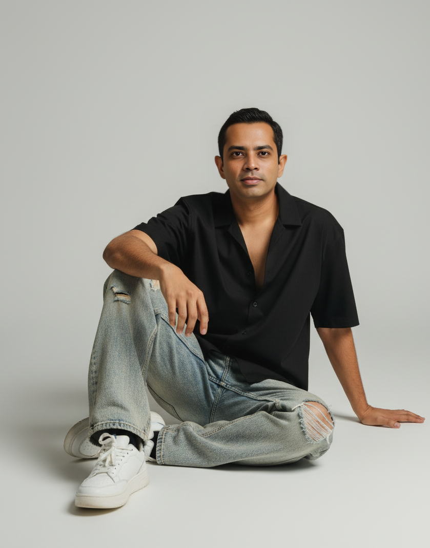 Black Oversized Shirt