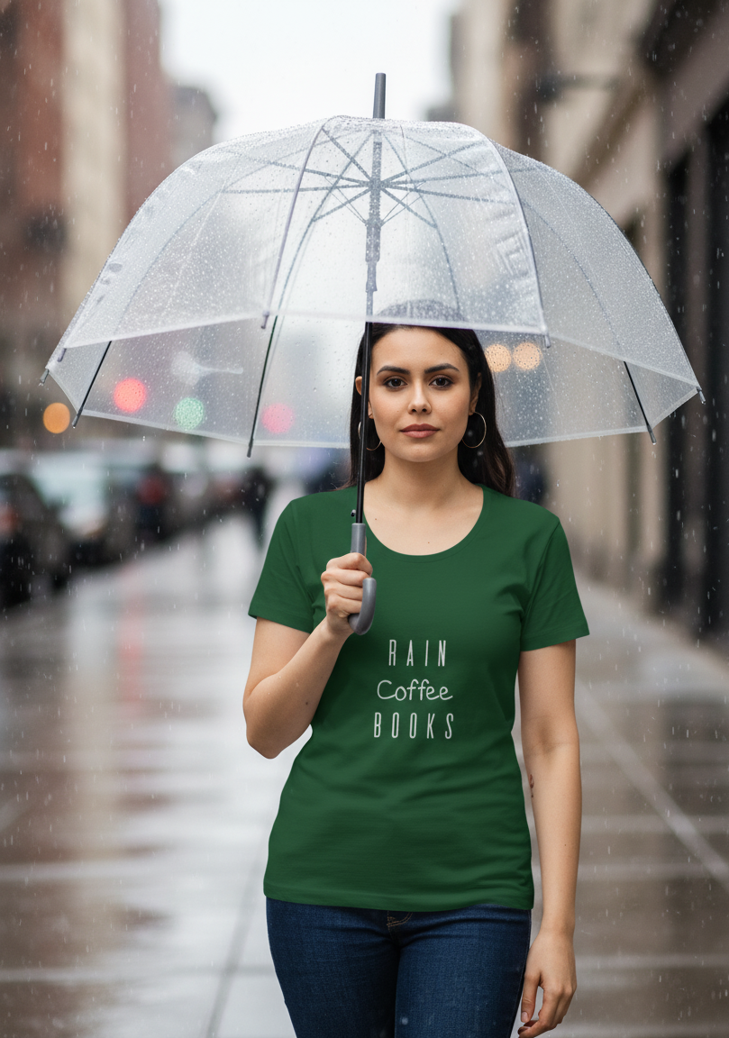 Rain Coffee Books - Classic T-Shirt (6 Colors)