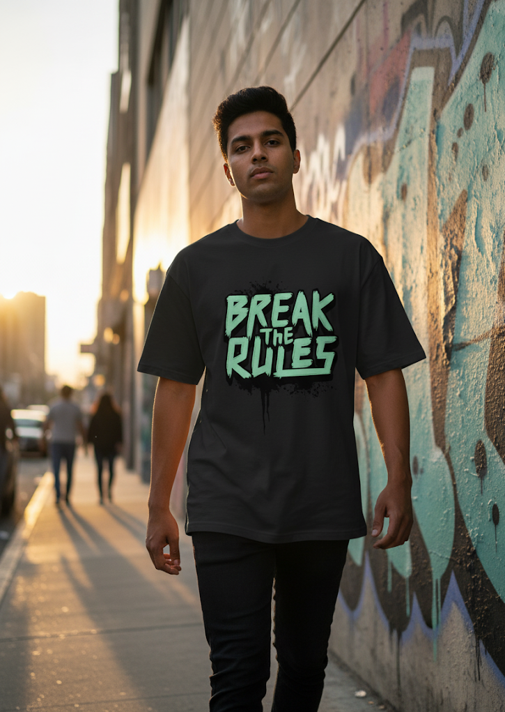 Break Rules - Oversized Standard T-Shirt