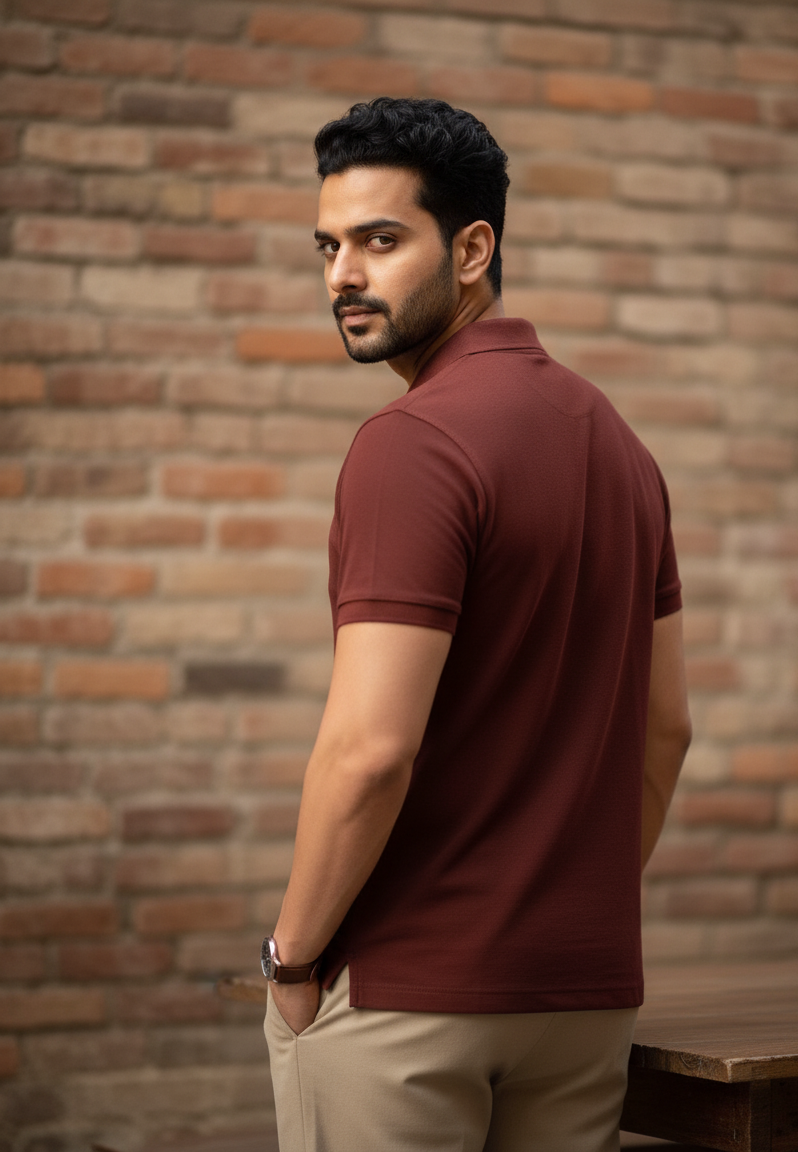 Brick Red Polo