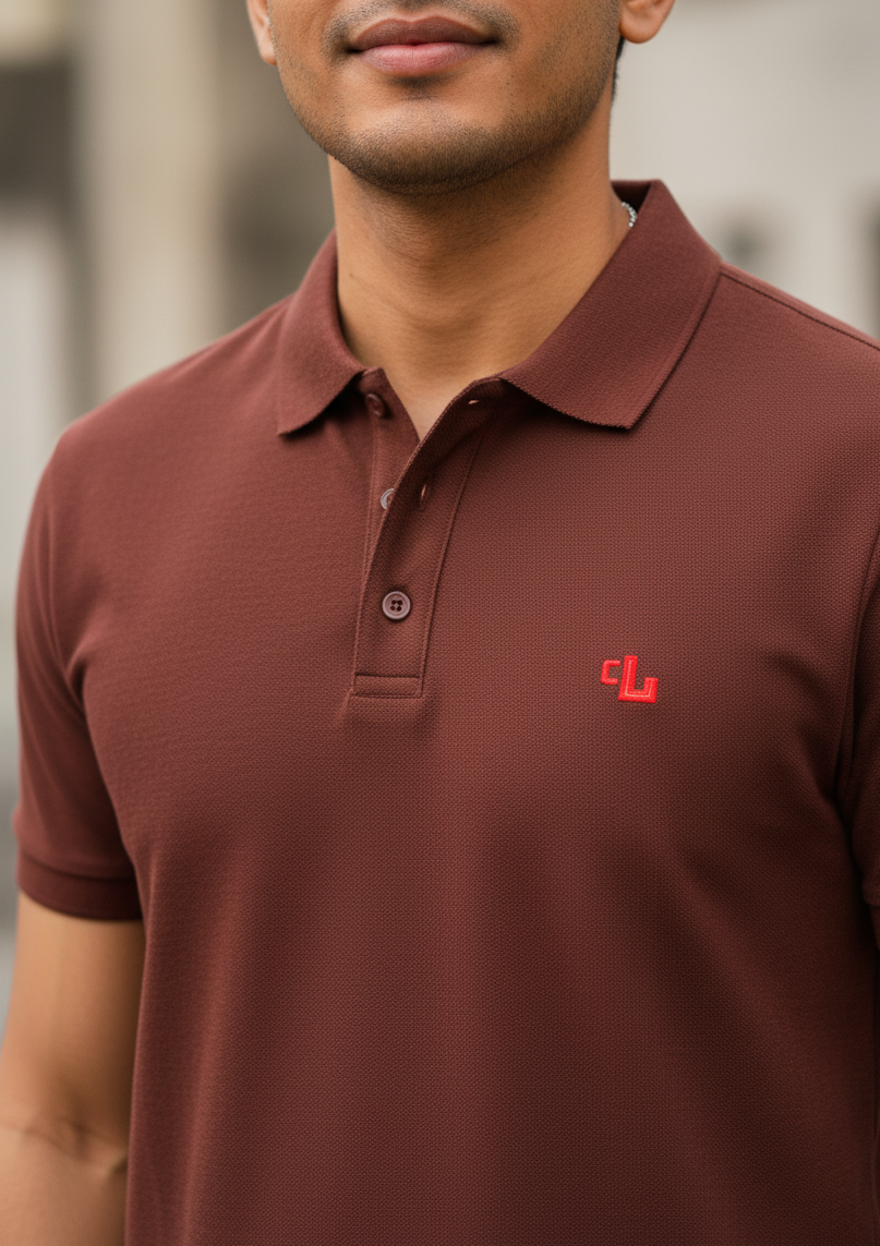 Brick Red Polo