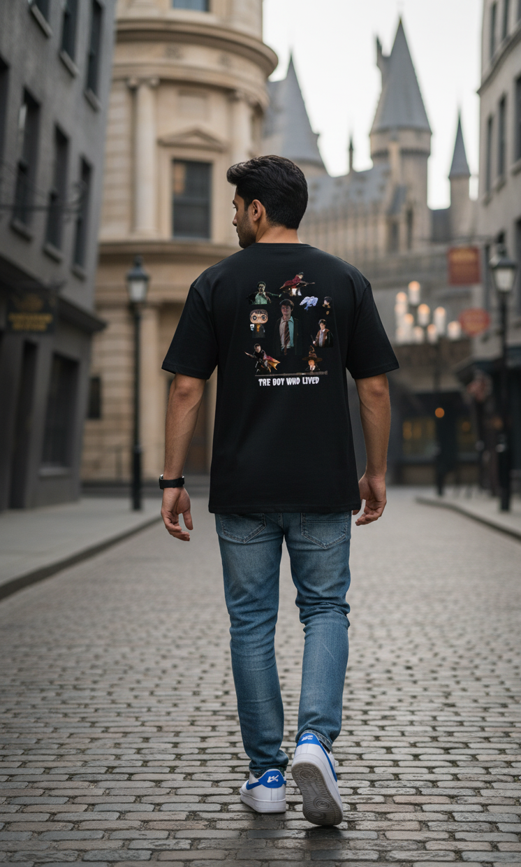 Harry Potter Motif -  Oversized T-Shirt
