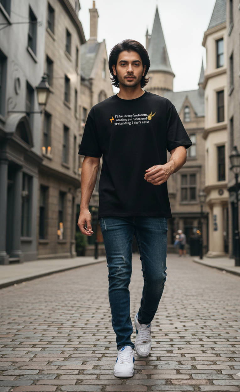 Harry Potter Motif -  Oversized T-Shirt